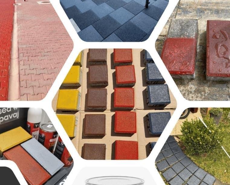 Боя за тротоарни плочи и бетон, хидрофобна, UV и устойчива на петна защита, NanoMax