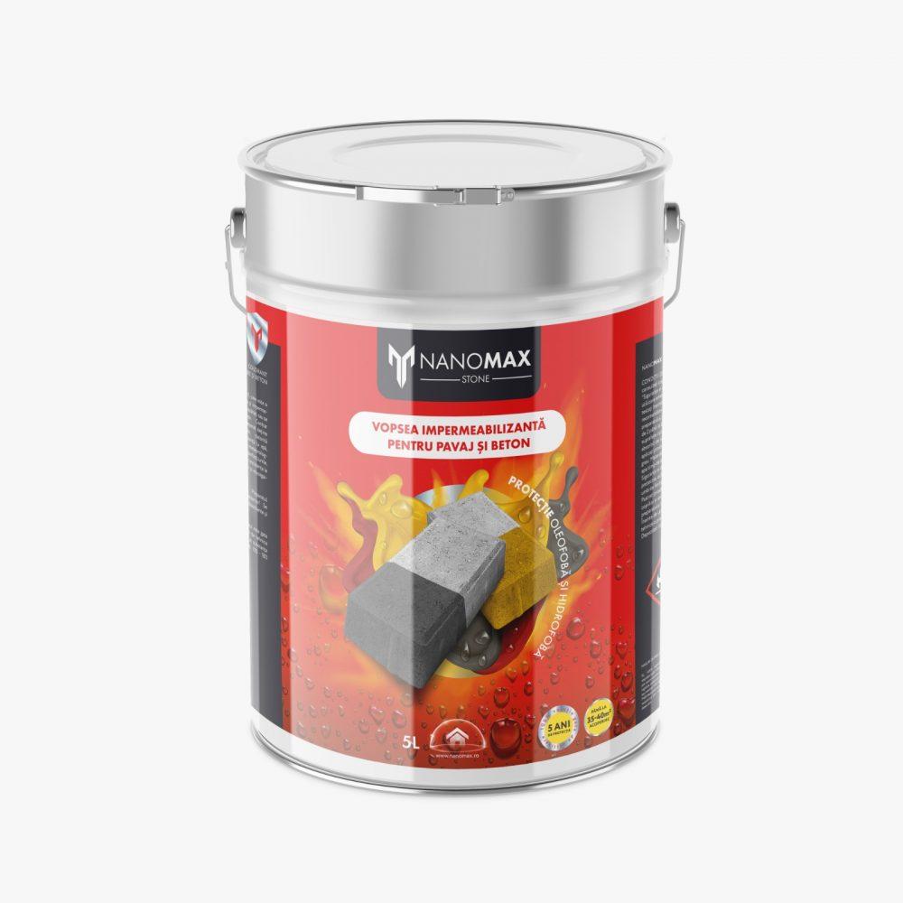 Боя за тротоарни плочи и бетон, хидрофобна, UV и устойчива на петна защита, NanoMax