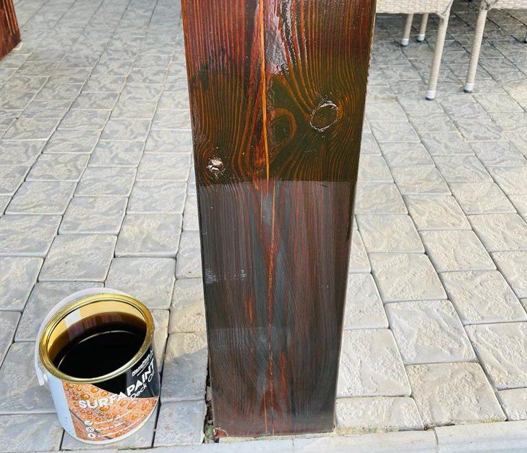 Impregnant за дърво, вътрешна/външна употреба, ефект на естествен блясък, 2,5 л NanoPhos