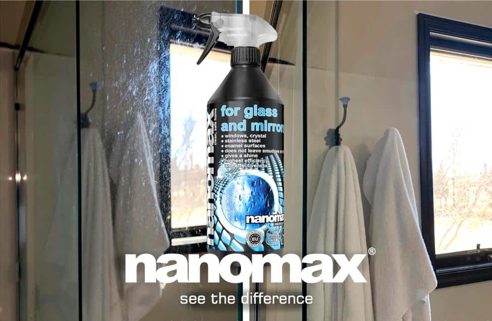 Професионален препарат за почистване на стъкла и неръждаема стомана, Nanomax
