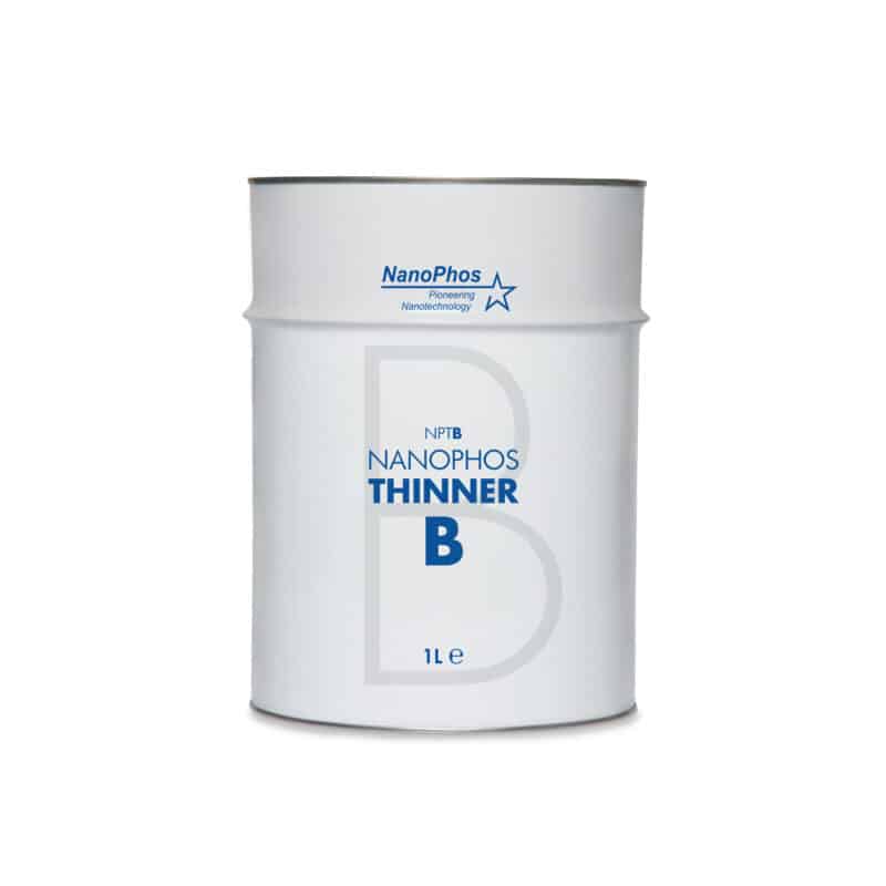 Разрешител за акрилни бои, винилови, алкидни, полиуретанови бои, Thinner B, Nanophos 1L