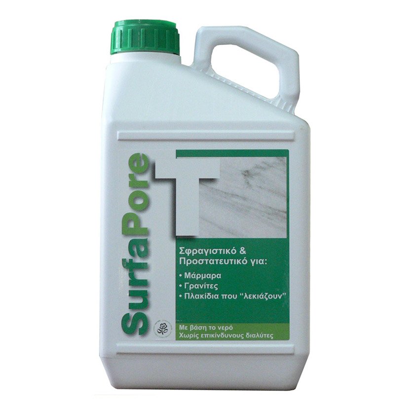 Водоотблъскващ препарат за глазурани повърхности, гранит, мрамор, травертин, керамогранит, защита от петна от масло и вода, SurfaPore T, NanoPhos 1L