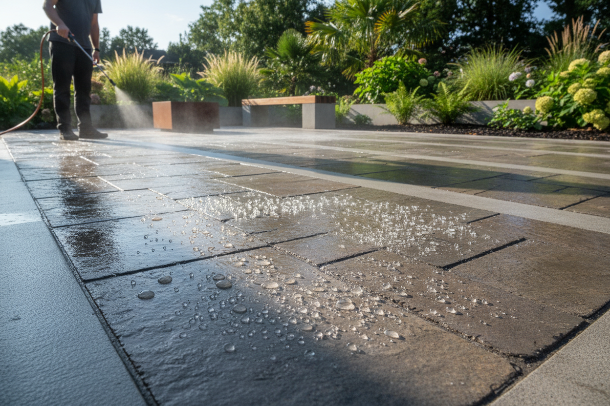 Soluții Eficiente Pentru Curățarea Pietrei, Pavajului Și Betonului Exterior: Descoperă NanoMax Și Cleaner Pro