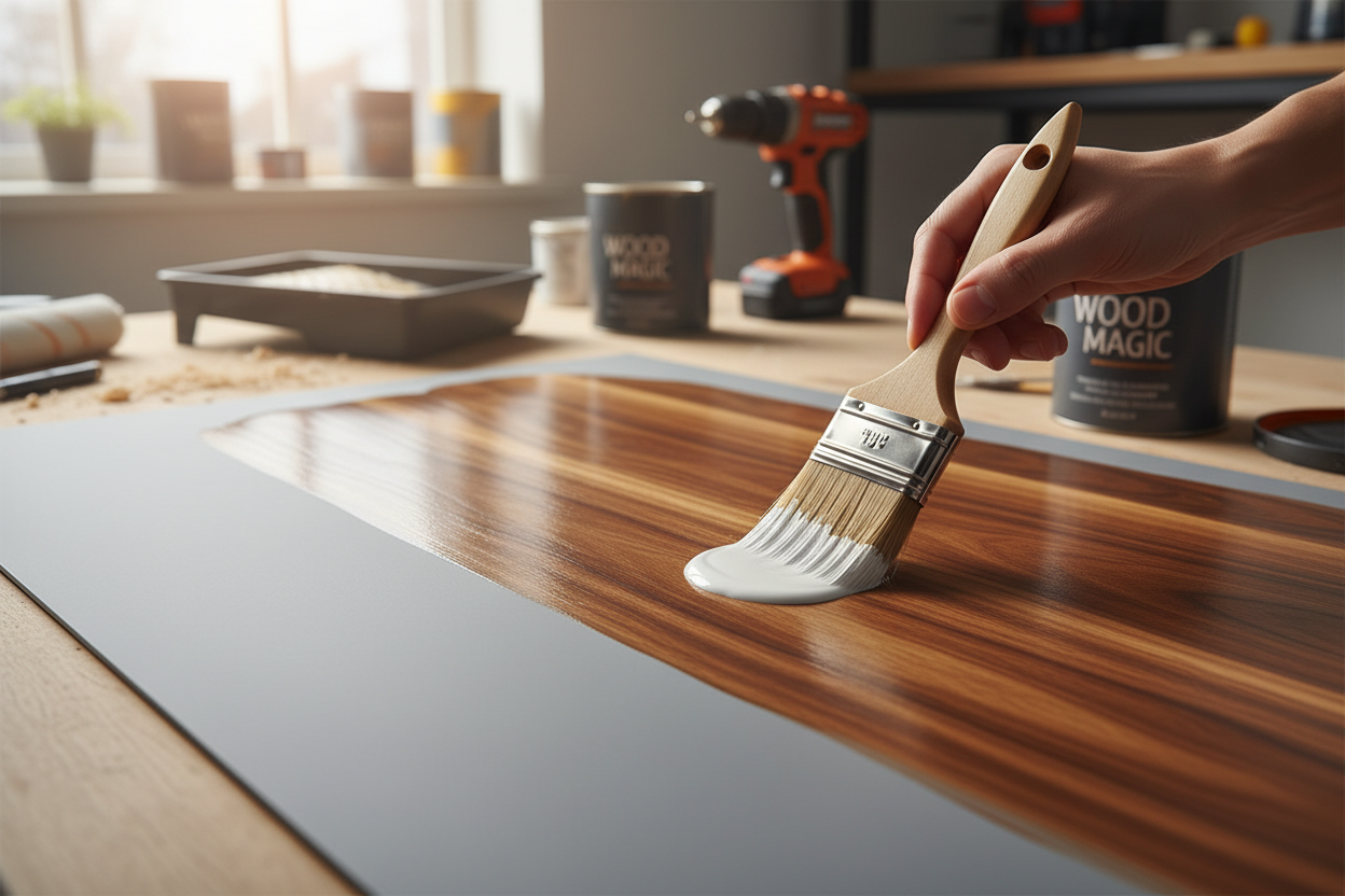 Vopsea Universală Cu Efect De Lemn Natural – Soluția Ideală Pentru Lemn, Plastic Și Metal