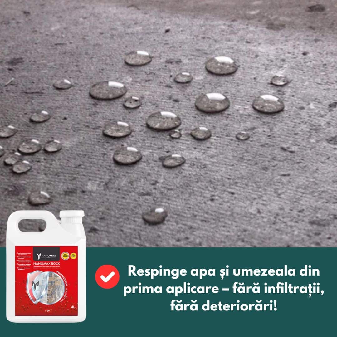 Nano Waterproofing for Stone, Paving and Stamped Concrete – Natural Effect, Sealing and Protection 5L | NanoMax