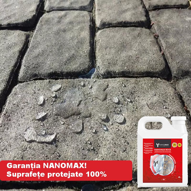 Nano Waterproofing for Stone, Paving and Stamped Concrete – Natural Effect, Sealing and Protection 3L | NanoMax