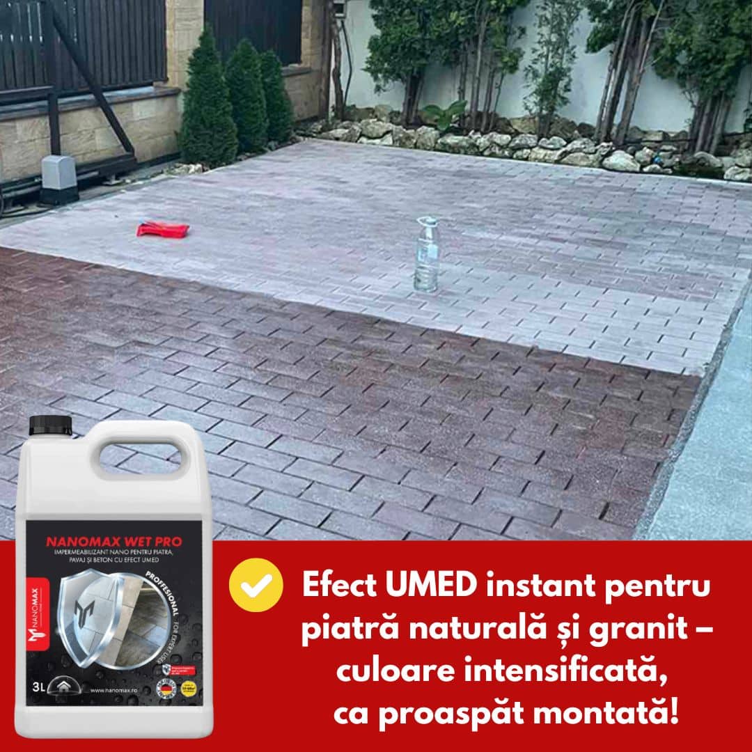 Waterproofing NanoMax Wet Pro 3L – Wet Effect and Protection for Natural Stone and Concrete