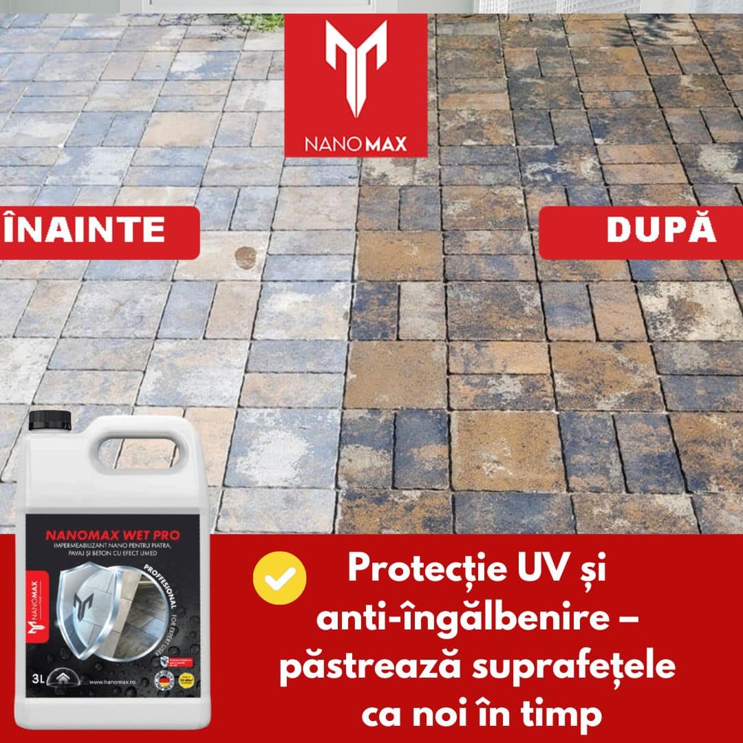Waterproofing NanoMax Wet Pro 3L – Wet Effect and Protection for Natural Stone and Concrete