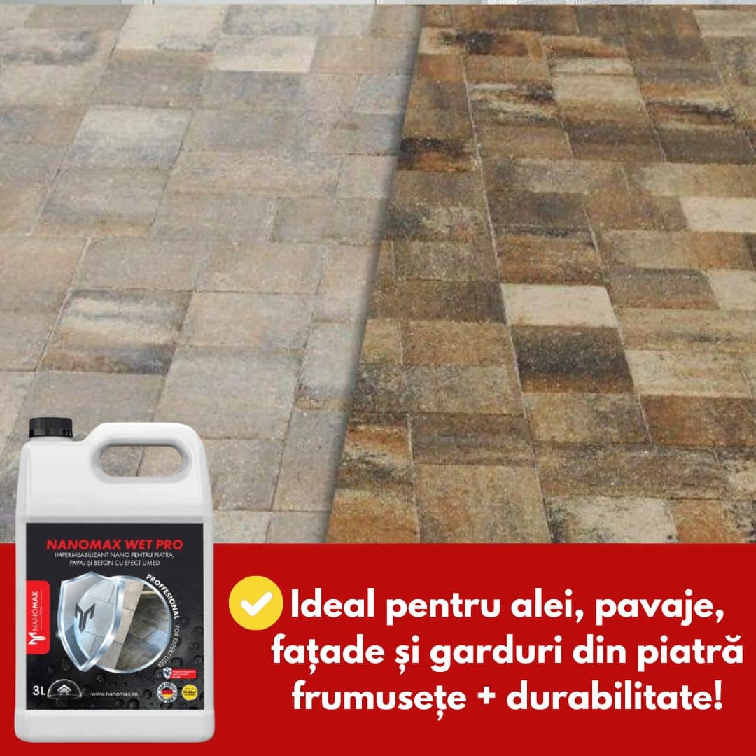 Waterproofing NanoMax Wet Pro 3L – Wet Effect and Protection for Natural Stone and Concrete