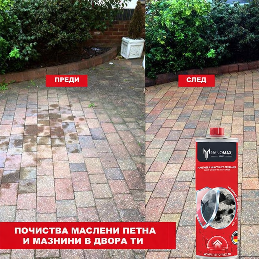 Nano oldat olaj-/üzemanyag foltok eltávolítására járdáról, betonról, kőről, 750ml