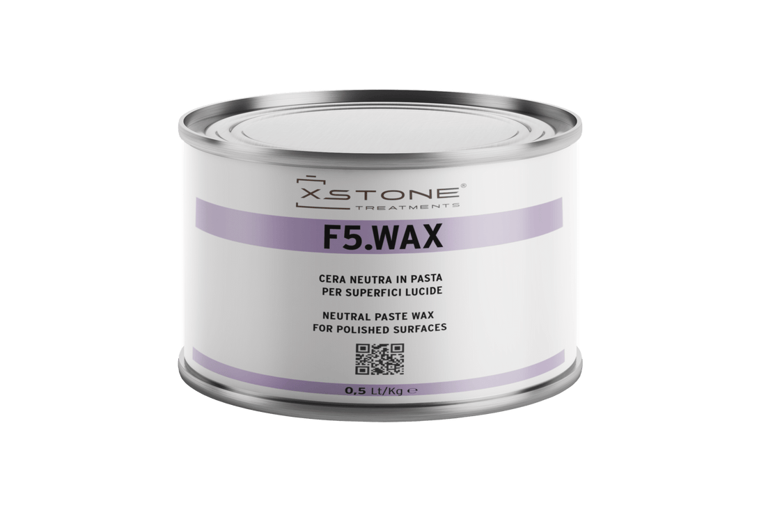 PASTE-TYPE WAX with HYDROPOBIC protection that restores the SHINE to old surfaces made of marble, granite, natural stone, composite, tombstones, floors, XSTONE, 0.5 lt/kg