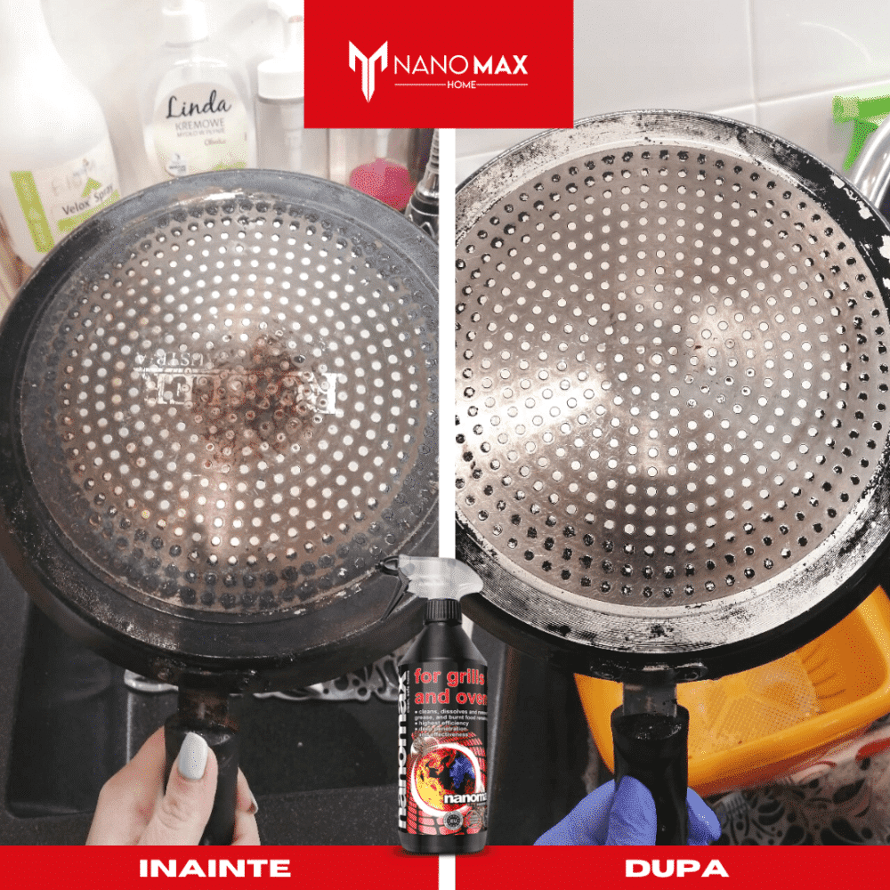 Stove Soot and Grease Detergent, Professional Solution for Cleaning Stoves, Ovens, Grills, Oil Stains on Pavement and Stone, Nanomax