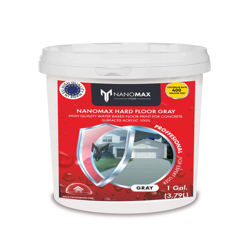 Water-based Concrete Acrylic Paint, SurfaPaint Acrylic Hard Floor, Nanophos