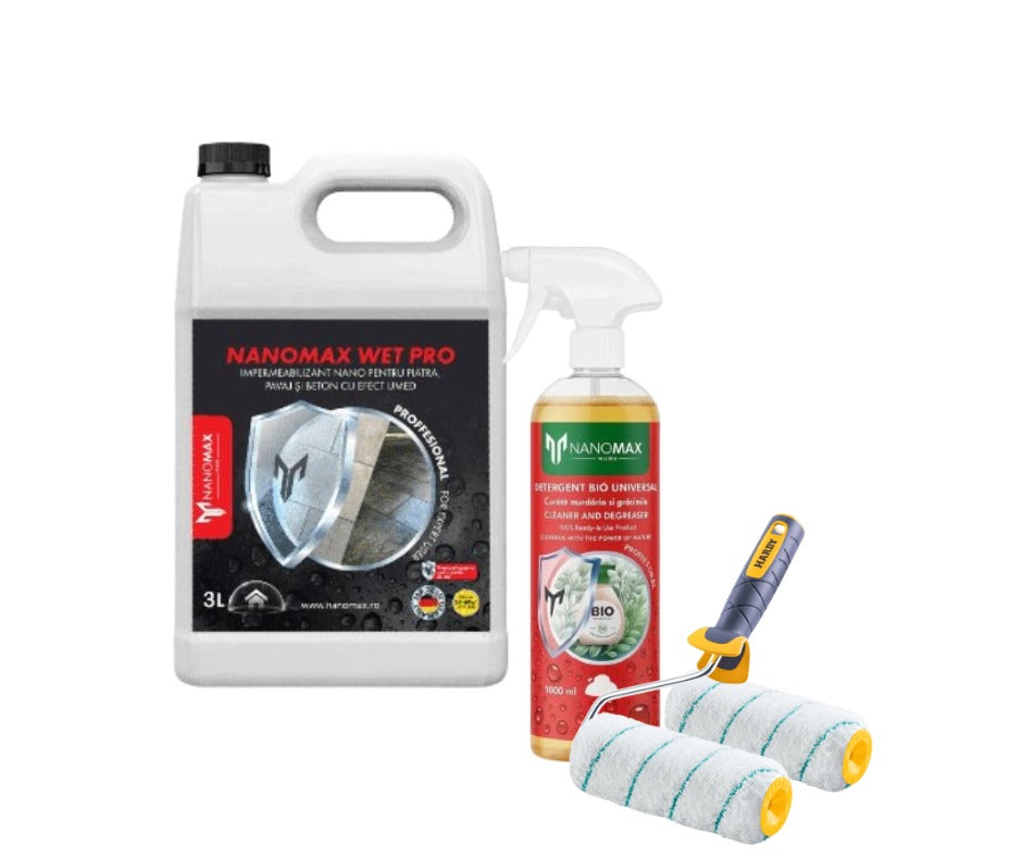 KIT PROTECTIE Detergent Curățare Recondiționare Efect Umed Intens - Nanomax