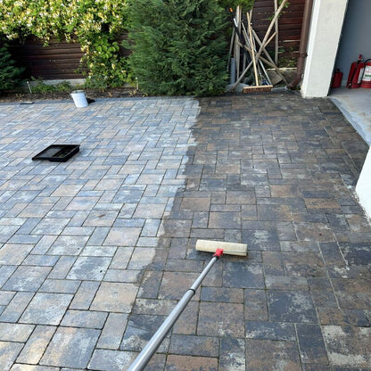 Pavement/Concrete Varnish, Wet Effect, Transparent, Waterproofing Effect, Hydrophobic, UV and Oleophobic Protection, NanoMax