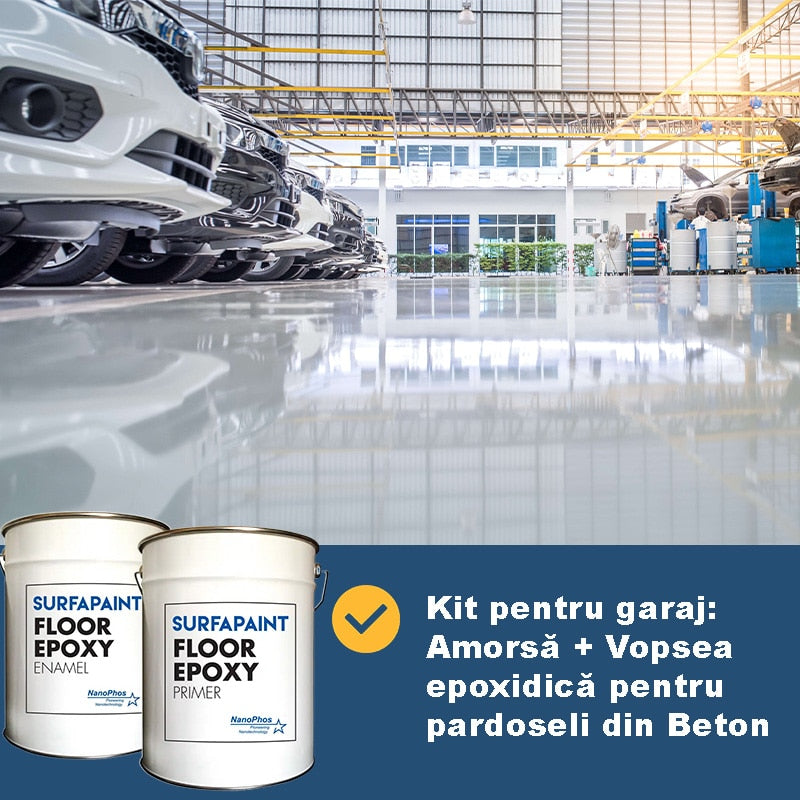 Epoxy Garage Flooring Kit – Primer and Paint 6 KG | Resistance and Protection