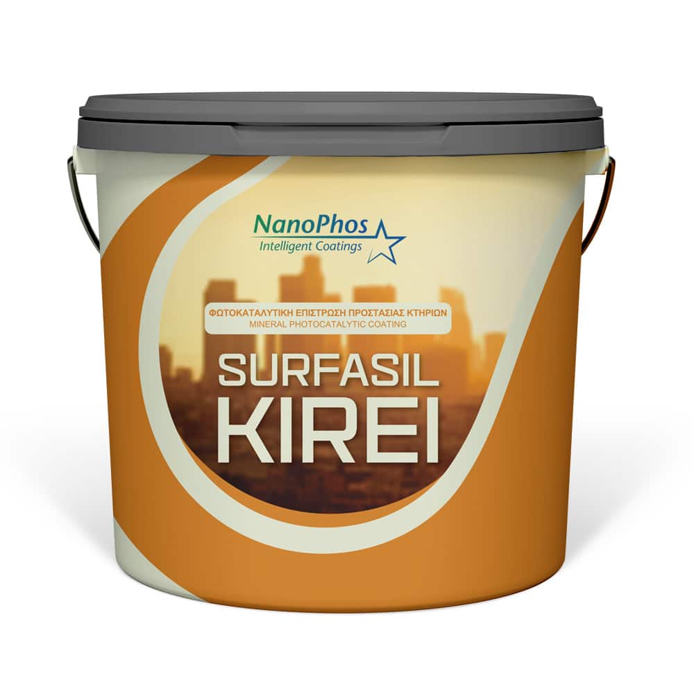 Smart Washable Paint with Self-Cleaning and Humidity Regulation Effect, SURFASIL KIREI, Interior/Exterior, Nanophos 10L