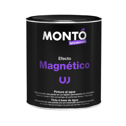 Vopsea Efect Magnetic pereti din beton tencuiala lemn - Nanomax