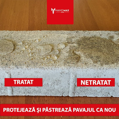 Nano Waterproofing for Stone, Paving and Stamped Concrete – Natural Effect, Sealing and Protection 3L | NanoMax
