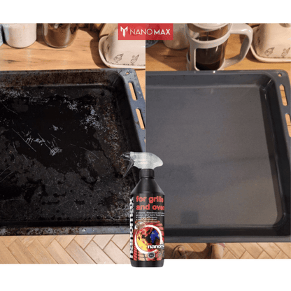 PREMIUM KIT for Home, Professional detergent for cleaning stoves, ovens, grills 500 ml + Professional detergent for windows and stainless steel 500 ml