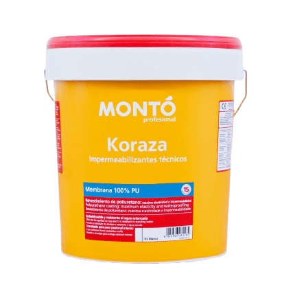 Elastic Polyurethane Membrane for Concrete, Cement, Brick, Ceramic, Tile, Fiber Cement, Monto 4L