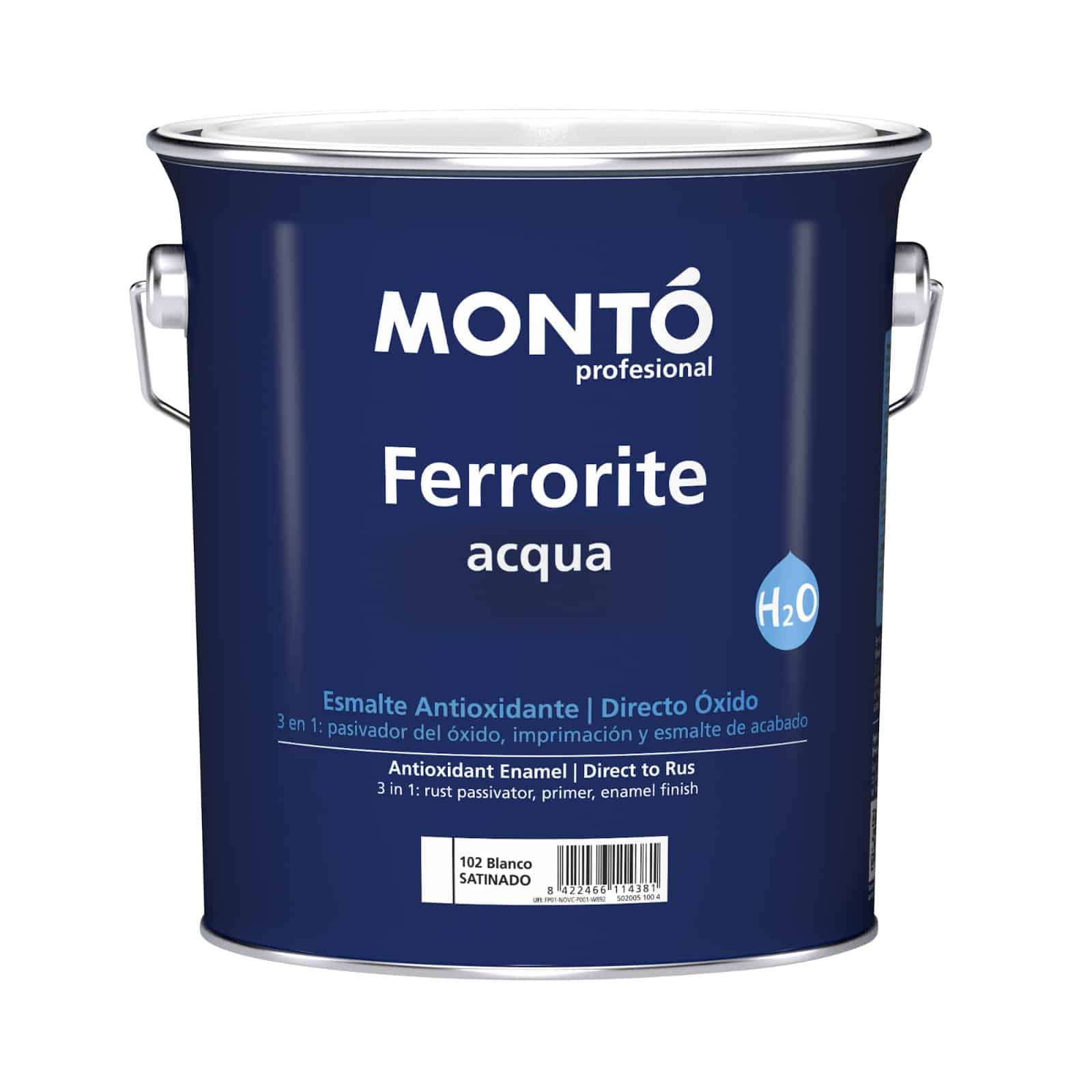 Protectie + Grund + Vopsea, 3in1 tratament ANTIRUGINA pentru suprafetele din Metal, Fier, Otel, Monto 750ml