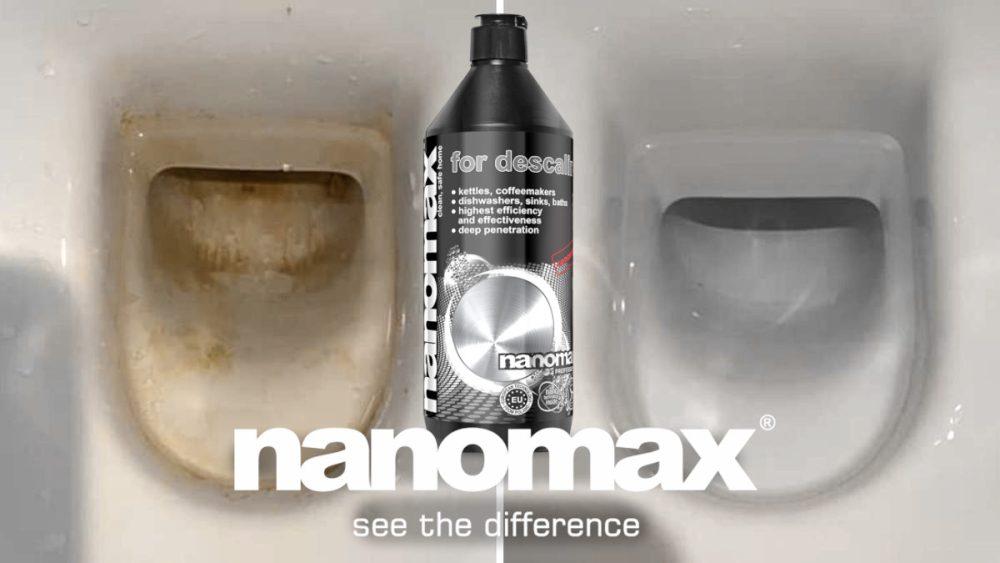 Descaler Detergent, Professional solution for descaling and sanitizing, Nanomax