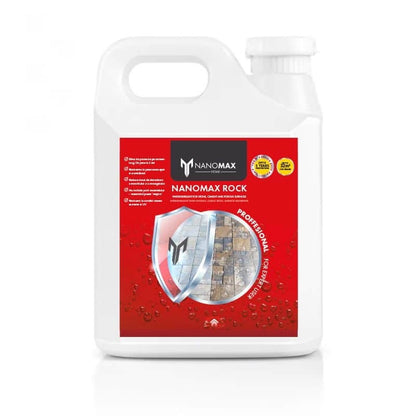 Nano Waterproofing for Stone, Paving and Stamped Concrete – Natural Effect, Sealing and Protection 3L | NanoMax