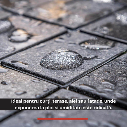 NanoMax ROCK PRO 3L Хидроизолационен агент – хидрофобна и олеофобна защита на водна основа за камък, павета, бетон, дърво и текстил